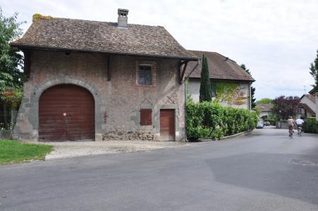 村庄, laconnex, 日内瓦, 别墅, 意大利, 骑自行车的人, 砖