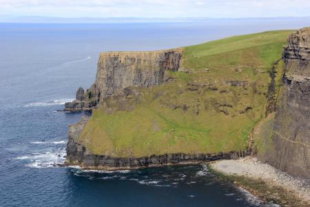 莫赫尔的悬崖, 爱尔兰, 爱尔兰语, 莫赫尔, 海, 悬崖, 全景