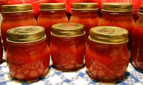 蜜饯, 番茄, 罐子里, 红色, 厨房, 意大利, 七