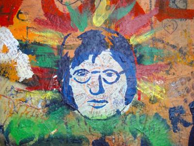 布拉格, 涂鸦, 约翰·列侬, 约翰 · 列侬墙, 墙上, 壁画, 街头艺术