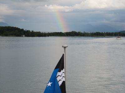 哈尔维尔湖, 彩虹, 湖, 国旗