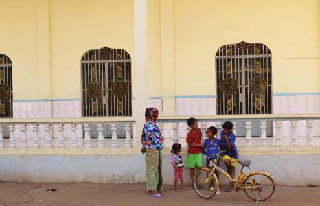 清真寺, 柬埔寨, 家庭, 自行车, 可怜, 圣所, 亚洲