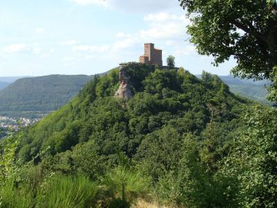 trifels, 城堡, wasgau, sonnenberg, pfälzerwald, 设防, 堡垒