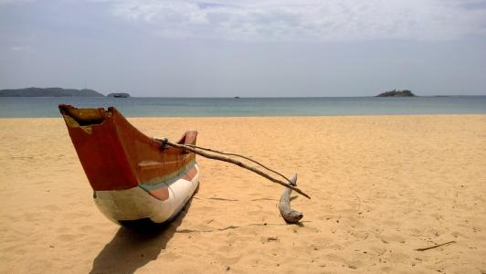 斯里兰卡, 海滩, 假日, 启动, 大理石的海滩, 海, 沙子