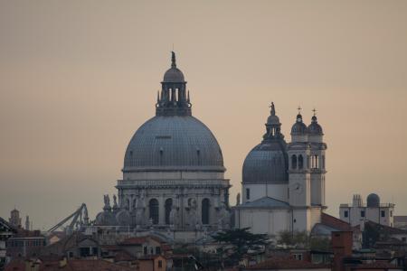 威尼斯, morgenstimmung, 教会, 日出, 心情