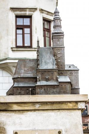 卢布林, 纪念碑, 样机, 正方形在教区教堂以后, 老城, 波兰, 建筑