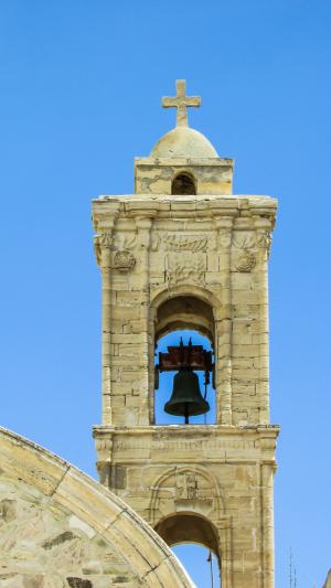 塞浦路斯, perivolia, 圣拉萨罗 leontios, 教会, 东正教, 建筑, 钟楼