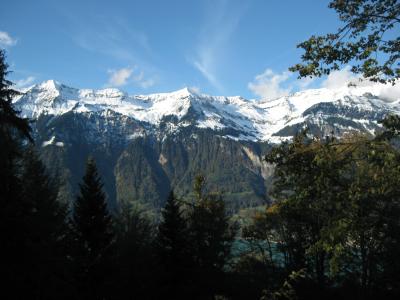 gwand 森林, 瑞士, 山脉, 雪山, 地块, 天空, 适当时