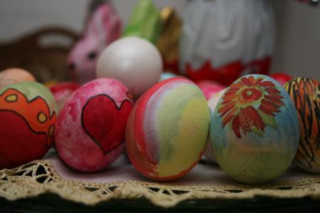 鸡蛋, 复活节, 彩色, 五颜六色的复活节彩蛋, 很多鸡蛋, 复活节彩蛋