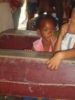 加勒比, 多米尼加共和国, 假日, 儿童, 女孩, 学校, 学校银行