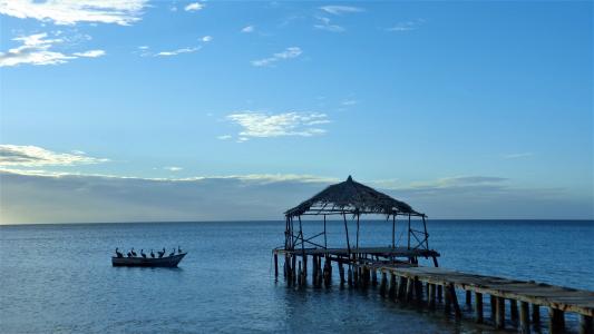 海滩, 哥斯达黎加, 假日, 景观, 委内瑞拉, 小船, 独木舟