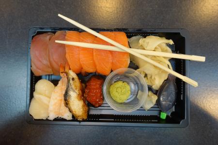 寿司, 带走, 鱼, 日本食品, 街头食品