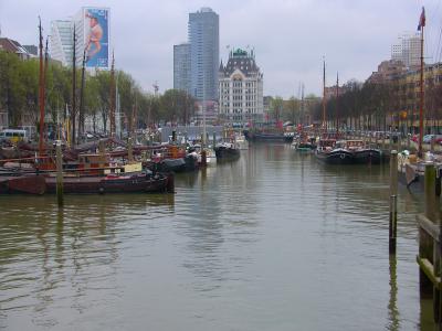 鹿特丹, 荷兰, 城市, 摩天大楼, 建筑, 城市, 天际线