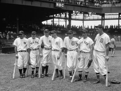 棒球, 团队, 体育, 所有明星, 1937, 集团, 黑色和白色
