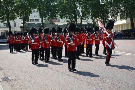 警卫队, 红色, 一步, 三月, 伦敦, 卫兵的变动, 宫