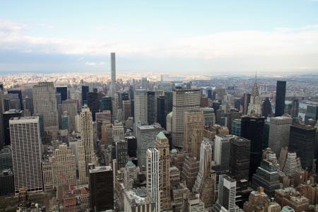 纽约, 帝国状态视图, 曼哈顿, 城市, 建筑, 摩天大楼, 纽约城