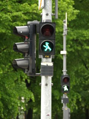 交通灯, 柏林, 信号, 红绿灯, 交通, 街道, 路标