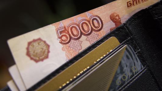 腰包, 卢布, 俄罗斯, 5000卢布, 条例草案, 钱, 货币符号