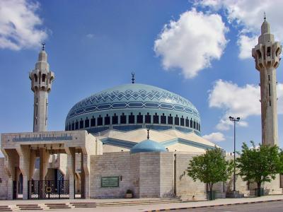 安曼, 约旦, 蓝色清真寺, 建筑, 具有里程碑意义, 宗教, 建设