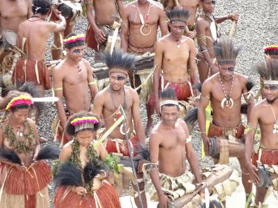 部落, 当地人, 传统, 文化, 人, 穿衣服, 巴布亚新几内亚