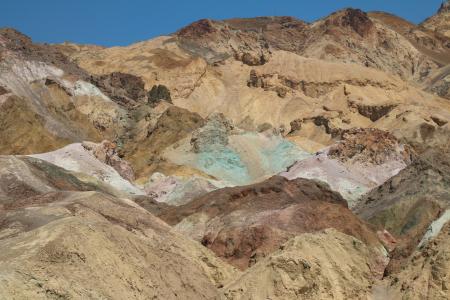 死亡谷, 艺术家调色板, 熔炉小河, 公园, 自然, 岩石, 多彩