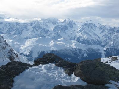 雪, 滑雪, 冬天, 阿尔卑斯山