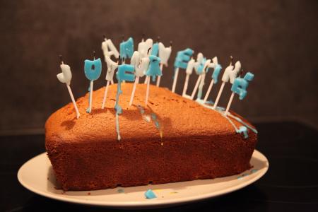 生日, 生日蛋糕, 蛋糕, 甜点, 蜡烛, 生日蜡烛, 融化的蜡烛
