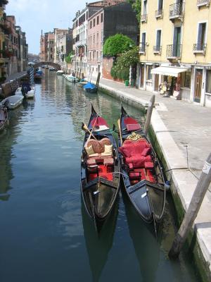 威尼斯, 春天, 下水道, 船舶
