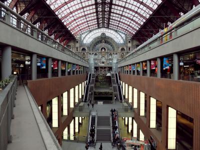 中央车站, 安特卫普, 车站, 比利时, 建筑, 历史建筑