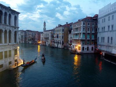 威尼斯, 意大利, 运河, 欧洲, 旅行, 吊船, 建筑