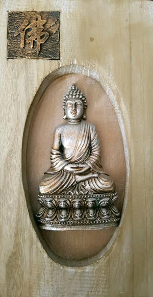 佛, 木材, 精神, 佛教, 宗教