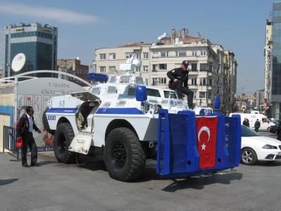 土耳其, 伊斯坦堡, 坦克, 警察, 车辆, 人
