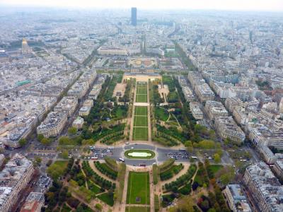 巴黎, 法国, 城市, 瞭望, 遥远的视图, 视图