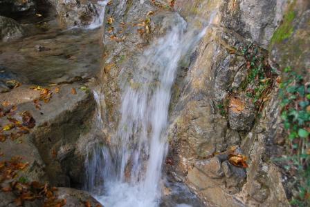 瀑布, 水, 岩石, 山, 自然, 岩石, 石头
