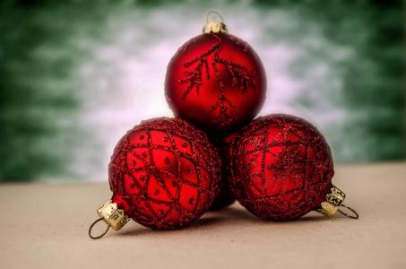 装饰, 红色, 圣诞节的时候, 圣诞摆设, 圣诞贺卡, 白色, 火花