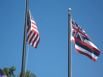 夏威夷, 大 iland, 美国, 国旗