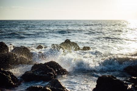 海, 海洋, 水, 波, 自然, 岩石, 岩石