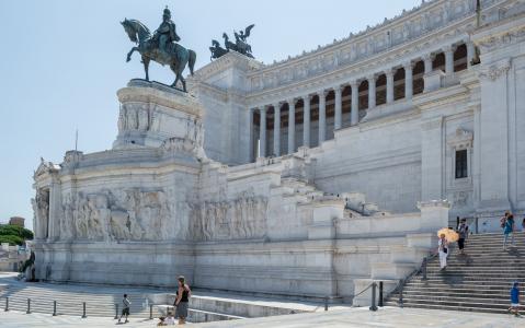 罗马, 埃马努埃莱二世二世纪念碑, 祖国的祭坛, 维克多. 伊曼纽尔2, 意大利, 建筑, 著名的地方