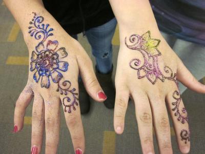 指甲, 米哈迪, 手, 纹身, 饰品, 印度, 传统
