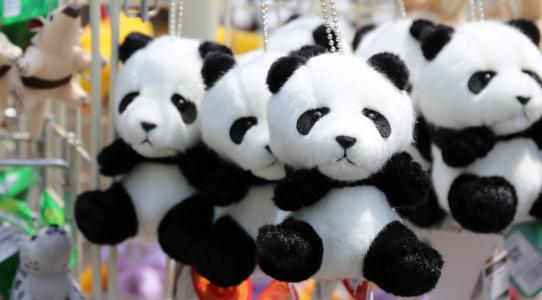 熊猫, 珠宝首饰, 可爱, 国宝, 动物, 黑色和白色