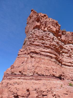 红色, 岩石, 砂岩, 摩押, 犹他州, 侵蚀, 侵蚀