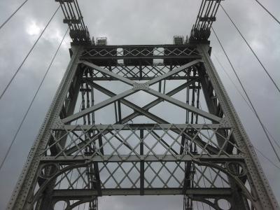 桥梁, 金属, 灰色, 建筑, 铁桥, 铁, 埃菲尔