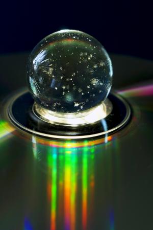 玻璃, 玻璃球, 预言, 透明, 关于, 球, 全球形象