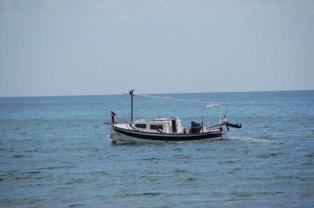 渔夫小船, 海, 捕鱼