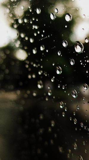 滴眼液, 雨, 水, 珍珠, 泡沫, 美丽, 窗口