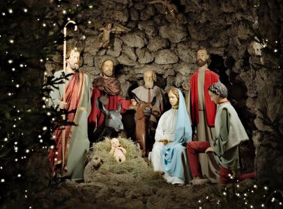 婴儿床, 多米尼加, 圣诞节, 假期, 圣洁家庭, 耶稣, 三国王