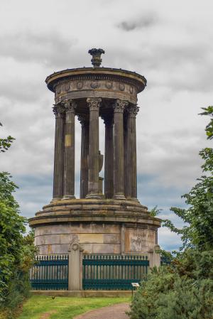 dugald 斯图尔特纪念碑, 爱丁堡, 小山, 纪念碑, dugald, 苏格兰, 斯图尔特