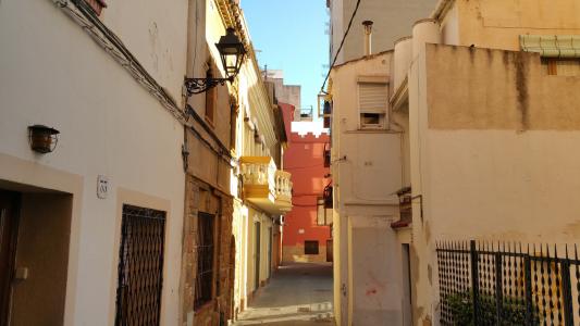 街道, 人, 太阳, 建筑, 西班牙