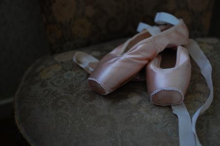 芭蕾舞鞋, 普安特鞋, 芭蕾舞团, 舞蹈, 芭蕾舞女演员, 缎面, 拖鞋