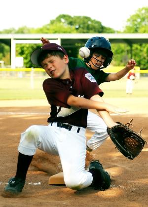 棒球, 小联盟, 滑动, 体育, 碰撞, 行动, 污垢